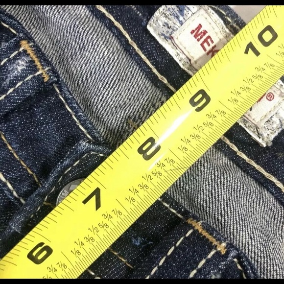 Miss Me MEK OAXACA Denim Jeans Juniors Sz 14 - Picture 9 of 10